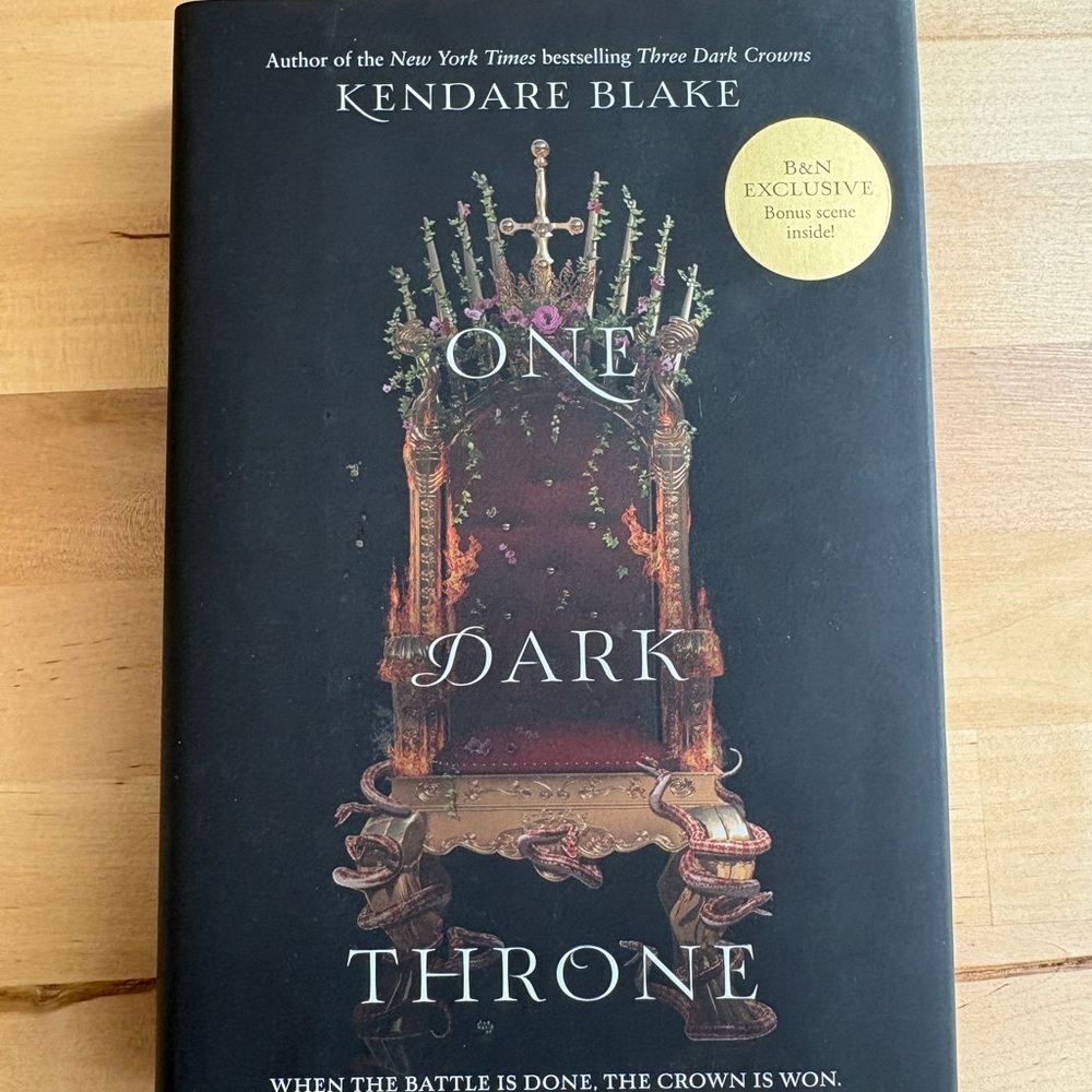 One Dark Throne Hardcover Book